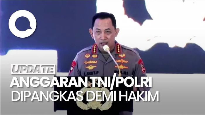 Video Respons Kapolri Soal Anggaran TNI-Polri Dipangkas untuk Gaji Hakim