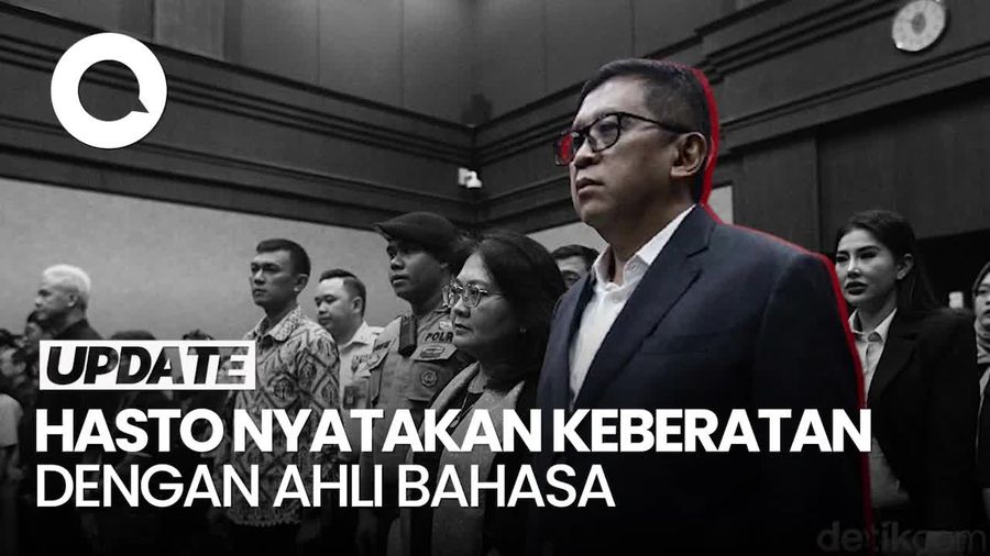 Video: Momen Hasto Keberatan dengan Ahli Bahasa yang Dihadirkan KPK