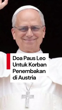 Video: Doa Paus Leo untuk Korban Penembakan Massal di Sekolah Austria