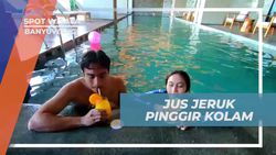 Bersantai dan Menikmati Jus Jeruk Pinggir Kolam di Banyuwangi