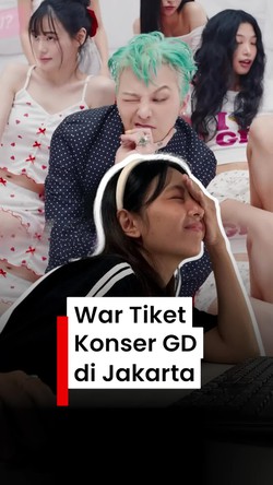 Video: POV War Tiket Konser G-Dragon di Jakarta