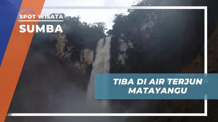 Tiba dan Menikmati Keindahan Air Terjun Matayangu, Sumba
