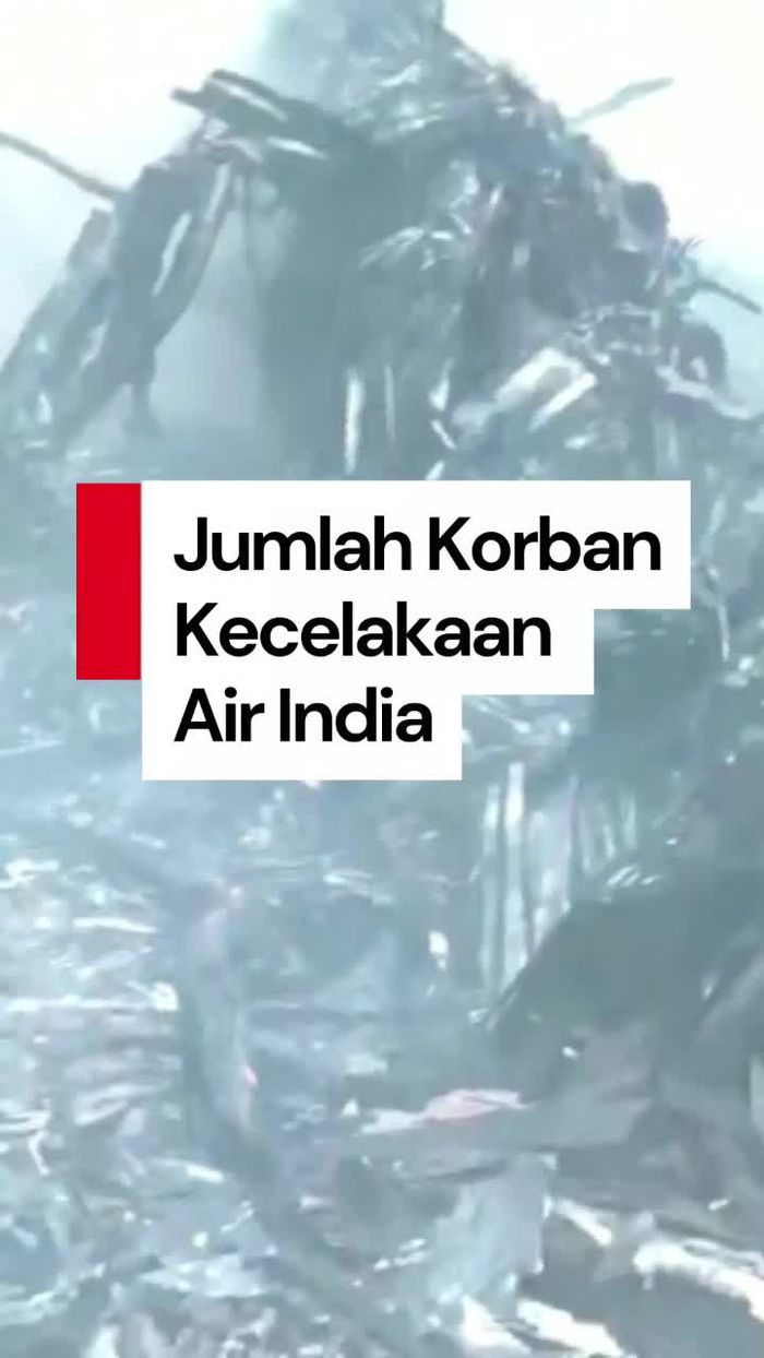 Video Update Korban Air India: 247 Orang Tewas, Termasuk 5 Penghuni Asrama