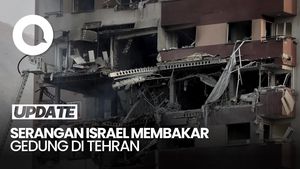 Video Masih Berkobar! Serangan Israel Membakar Gedung di Tehran