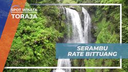 Menikmati Pesona Air Terjun Sarambu Rate Bittuang di Toraja