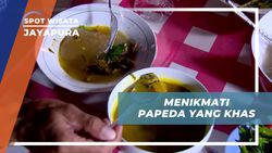 Mencicipi Papeda Khas Kuliner Tradisional Jayapura, Papua