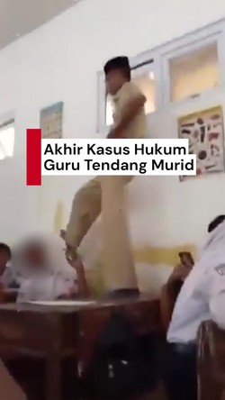 Video: Kasus Guru Tendang Kepala Murid di Demak Berakhir Damai