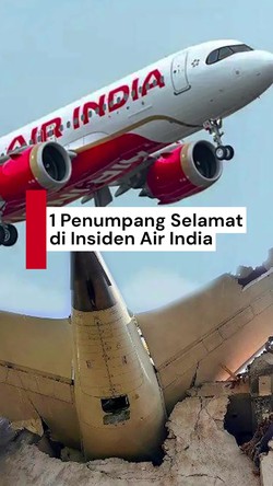 Video: Satu Penumpang Air India Selamat Seusai Lompat dari Pesawat Sebelum Jatuh