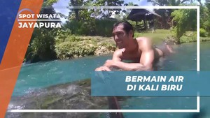 Bermain Air dan Menikmati Suasana Damai di Kali Biru, Jayapura