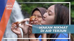 Mengisi Energi dengan Makan Nikmat di Air Terjun Maratangga, Pemalang