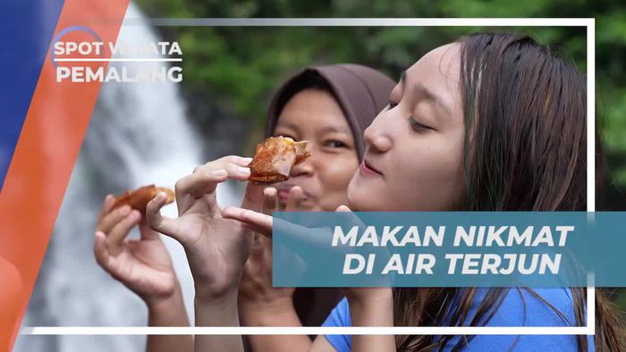Mengisi Energi dengan Makan Nikmat di Air Terjun Maratangga, Pemalang