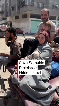 Video Situasi Terkini Gaza: Internet Lumpuh Total-Operasi Bantuan Terputus