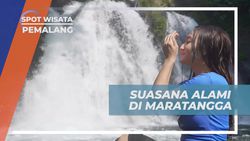 Menikmati Suasana Alami dan Derasnya Air Terjun Maratangga, Pemalang