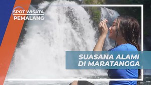 Menikmati Suasana Alami dan Derasnya Air Terjun Maratangga, Pemalang