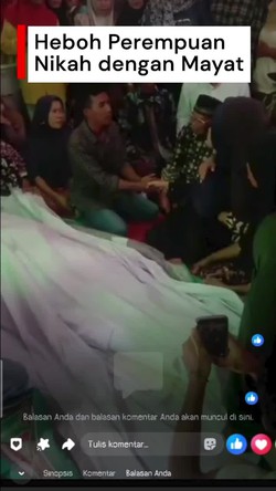 Video Heboh Perempuan di Dompu Menikah dengan Mayat, Ini Faktanya