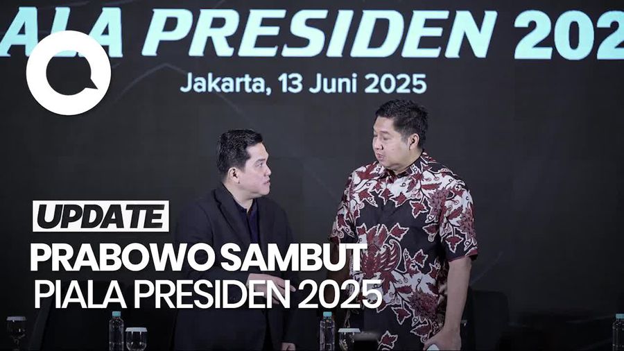 Video: Prabowo Sambut Baik Piala Presiden 2025, Harap Berjalan Profesional