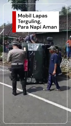Video Mobil Lapas Tasikmalaya Terguling, 15 Napi Tak Ada yang Kabur