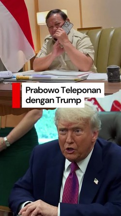 Video Prabowo Teleponan dengan Donald Trump, Bahas Apa?