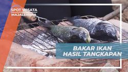 Membakar Ikan Hasil Tangkapan di Majalengka