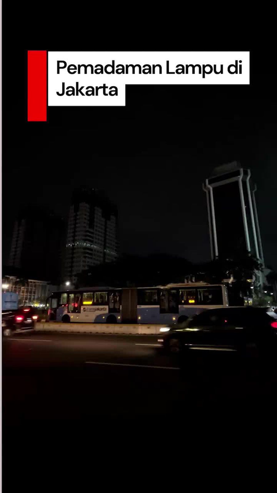 Video: Ada Pemadaman di Jakarta, Sejumlah Bangunan Instansi Gelap Gulita