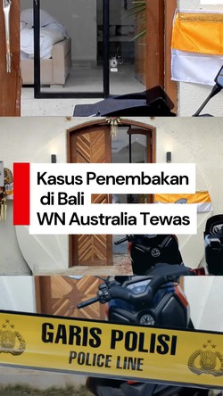  Video: Penembakan di Badung, WN Australia Tewas dengan 3 Luka Tembak