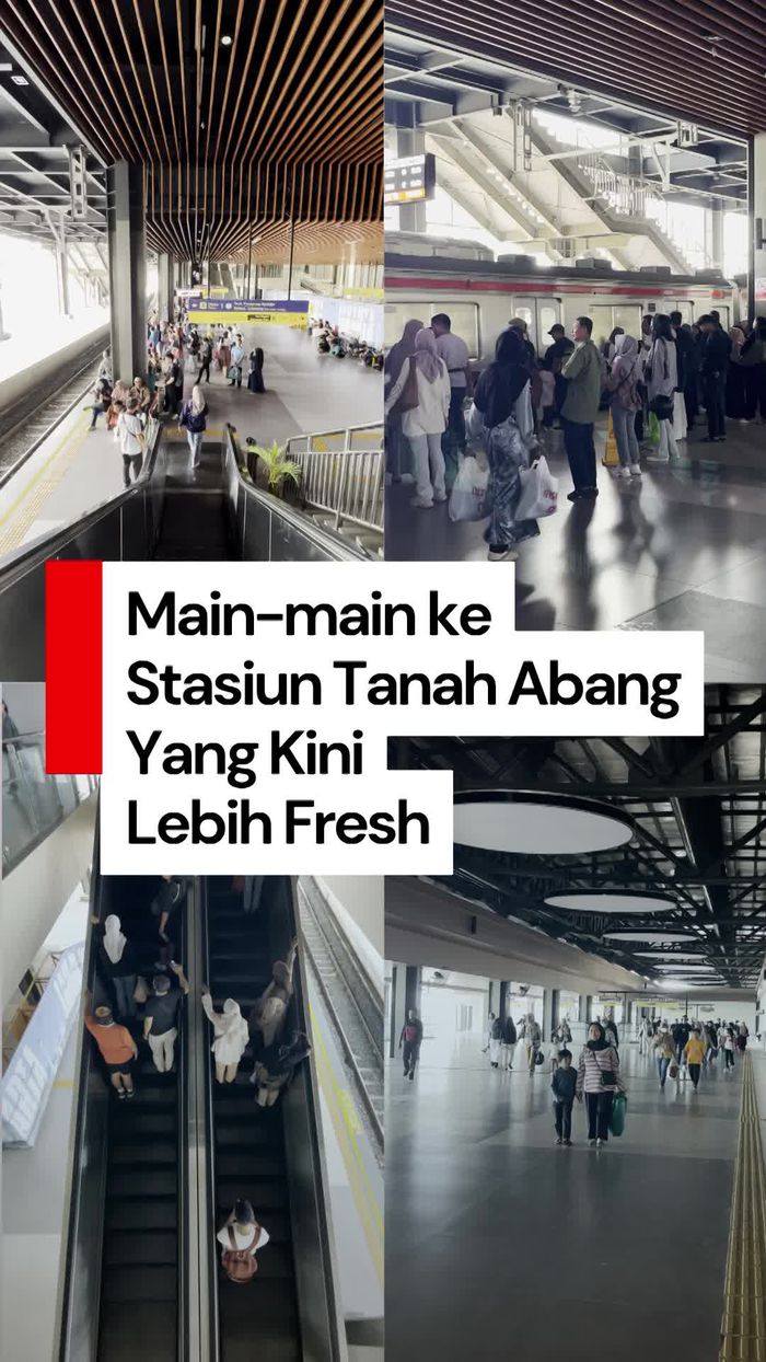 Video: Wajah Baru Stasiun Tanah Abang Setelah Direvitalisasi Bikin Pangling!