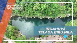 Menikmati Keindahan Telaga Biru Nila Majalengka