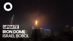 Video: Detik-detik Rentetan Rudal Iran Bombardir Israel