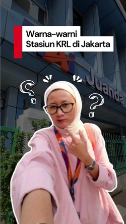 Video: Menelusuri Stasiun KRL Warna-warni di Jakarta 