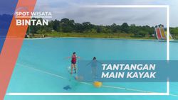 Mencoba Tantangan Main Kayak di Treasure Bay Bintan