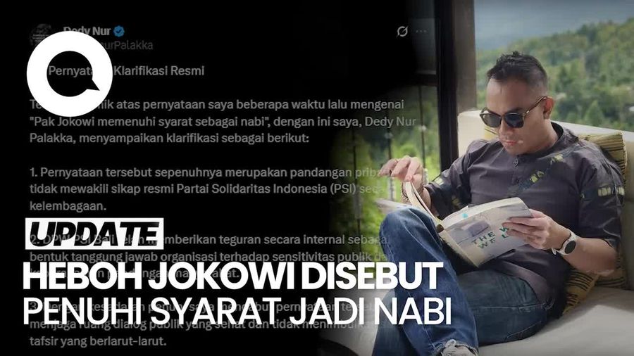 Video: Riuh Kader PSI Sebut Jokowi Penuhi Syarat Jadi Nabi, Berujung Minta Maaf
