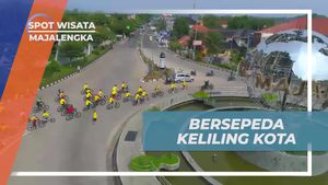 Bersepeda Keliling Kota Majalengka dengan Semangat