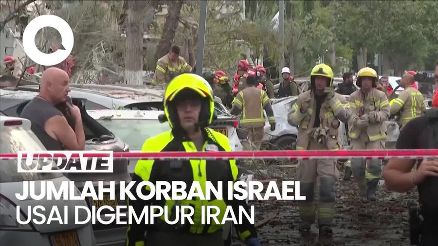 Video: Serangan Balasan Iran Hantam Israel, 34 Orang Luka-luka