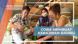 Membuat Kerajinan Bambu dengan Teliti di Yogyakarta