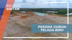 Mengagumi Pesona Gurun Telaga Biru Saat Bersepeda di Bintan