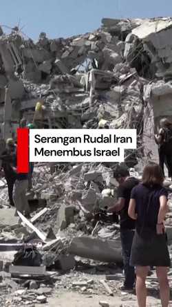 Video: Melihat Kerusakan di Israel Akibat Serangan Rudal Iran