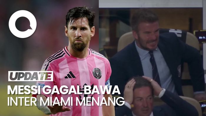 Video: Beckham Sampai Meringis Lihat Sepakan Indah Messi Digagalkan Kiper