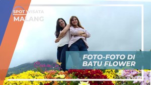 Berpose di Batu Flower yang Memesona di Coban Rais Malang