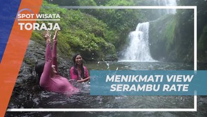 Menyaksikan Keindahan Pemandangan dan Berenang di Air Terjun Serambu Rate Toraja