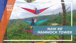 Menaiki Hammock Tower dan Menikmati Pemandangan di Coban Rais Malang