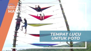 Berfoto di Spot Instagramable Coban Rais Malang