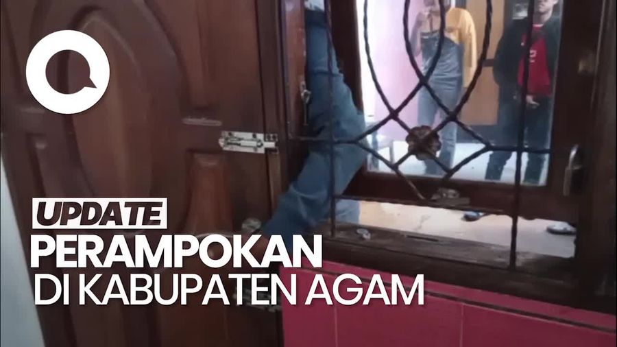 Video: Perampok Satroni Rumah Lansia di Sumbar, Gasak Emas-Perhiasan 