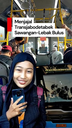 Video: Menjajal TransJabodetabek Sawangan-Lebak Bulus di Jam Kerja 