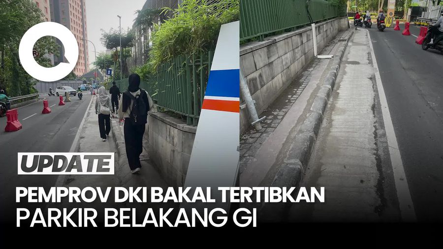 Video Pramono soal Trotoar Belakang GI Dipangkas: Kami akan Tertibkan
