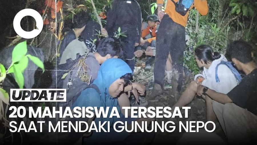 Video: Evakuasi 20 Mahasiswa Parepare Tersesat di Gunung Nepo, 1 Hipotermia