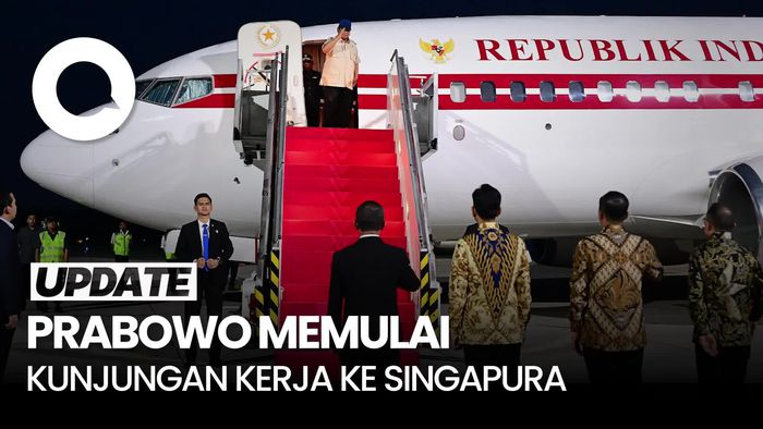 Video Prabowo ke Singapura untuk Bahas Kerjasama KTT ASEAN