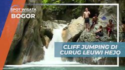 Melompat dan Bermain Air di Curug Leuwi Hejo, Bogor
