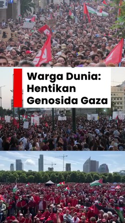 Video Suara Warga Dunia Masih Lantang: Tuntut Israel Setop Genosida Gaza