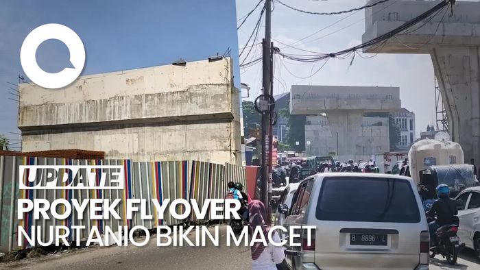Video Flyover Nurtanio Tak Kunjung Rampung, Warga Ngeluh Macet Tiap Hari