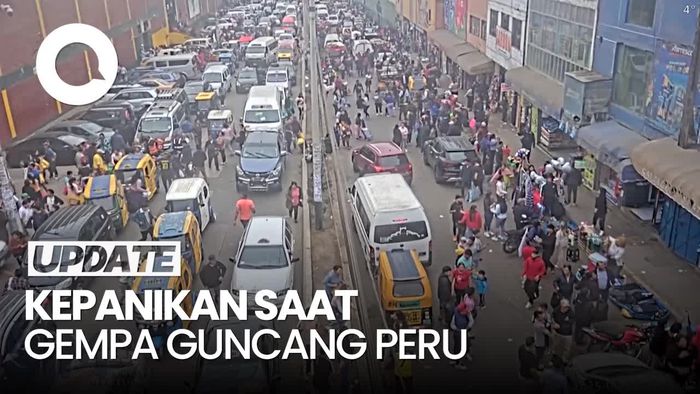 Video Kepanikan Jemaat Gereja di Lima Saat Gempa M 6,1 Guncang Peru